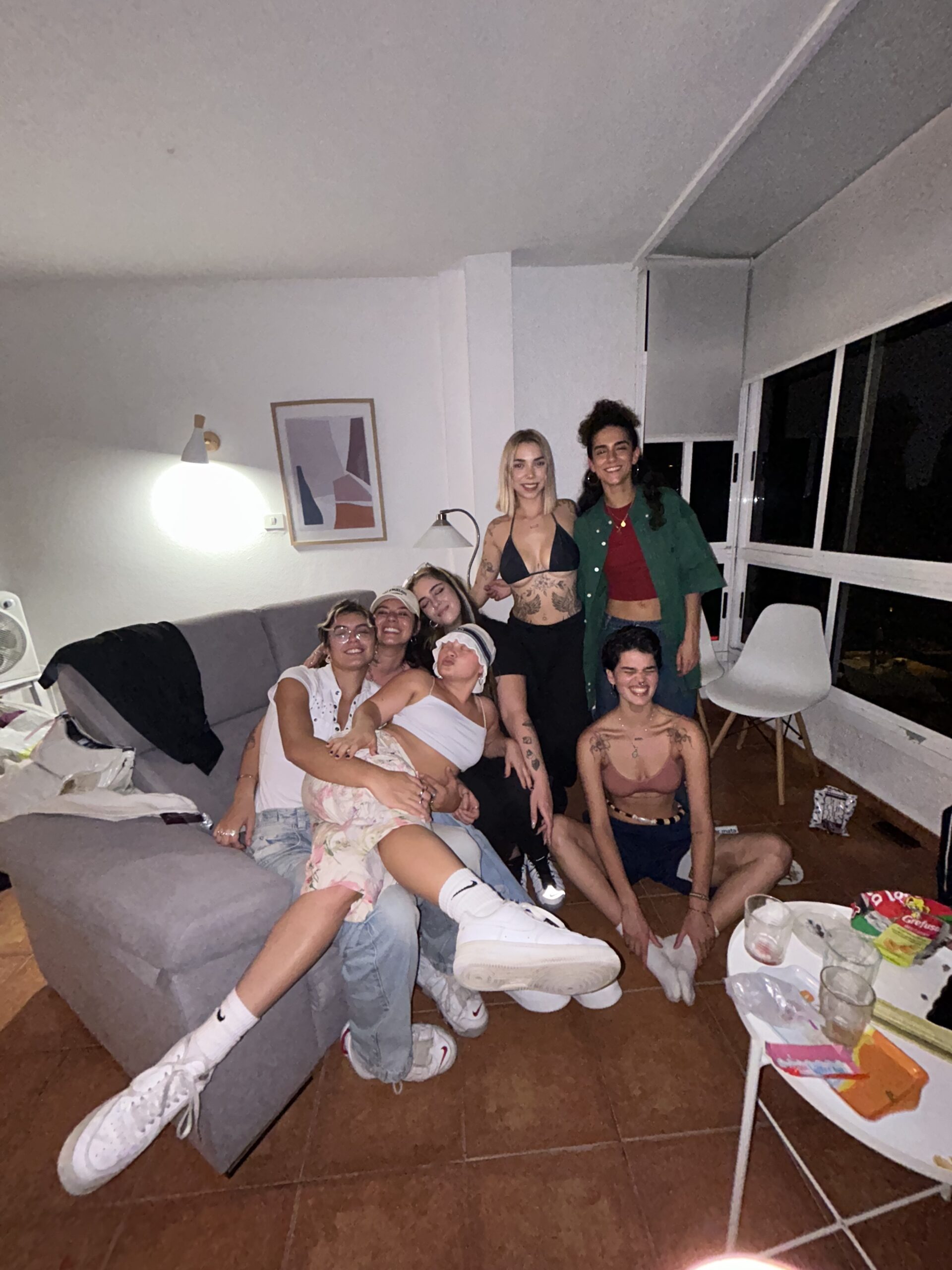 Las integrantes del colectivo 7.70.